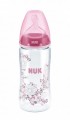 Bình Sữa Nuk Premium Choice+ Nhựa PA Cổ Rộng Núm Ti S1-M 300ml