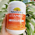 Viên Nhai Nature's Way Vitamin C 500mg Sugarless Hỗ Trợ Tăng Đề Kháng