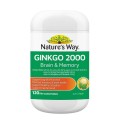 Viên Uống Hỗ Trợ Bổ Não Ginkgo Biloba 2000mg Nature Way Của Úc