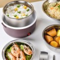 Hộp Cơm Inox Giữ Nhiệt Cắm Điện 3 Tầng