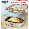 Nồi Lẩu Hấp Đa Năng 3 Tầng Creen CR-135 Plus