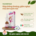 ( Hàng Công Ty) Xịt Thông Mũi Smartbibi Nasal Cho Bé Từ 3 Tuổi