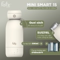 (Hàng Nhập Khẩu) Bình Hâm Nước Pha Sữa Cho Bé Di Động Fatzbaby Mini Smart 15 FB3842FD