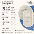 (Hàng Nhập Khẩu)  Máy Hút Sữa Điện Đôi Rảnh Tay Không Dây Fatzbaby TwinFree 5 FB1366PW