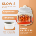 (Hàng Nhập Khẩu) Nồi Hầm Nấu Chậm Đa Năng Fatzbaby Slow 8