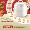 (Hàng Nhập Khẩu) Nồi Nấu Chậm Hấp Hầm Đa Năng 8in1 Fatzbaby Stew 7