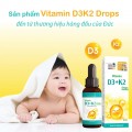 (Hàng Nhập Khẩu) Siro Cho Bé Bổ Sung Vitamin D3K2 Dạng Giọt Sanct Bernhard