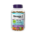 (Hàng Nhập Khẩu) Viên Dầu Cá Omega-3 Triple Strength 900mg Webber Natural