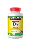 Vitamin D3 2000IU Kirkland - Vitamin Mặt Trời [Date T11/2024]