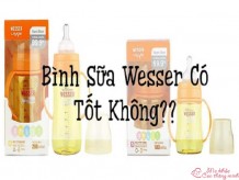 Review bình sữa Wesser có tốt không? Có nên dùng cho bé không?