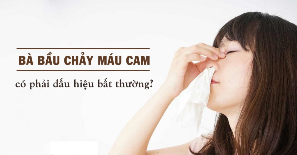 Bà bầu chảy máu mũi có sao không? Nguyên nhân và cách phòng tránh