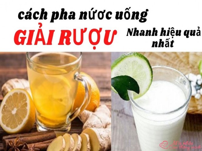 Học cách pha nước giải rượu để có 1 cái Tết an toàn, khỏe mạnh