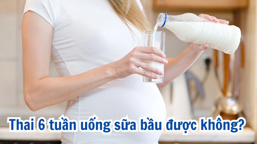 Thai 6 tuần uống sữa bầu được không? Loại nào tốt cho thai nhi