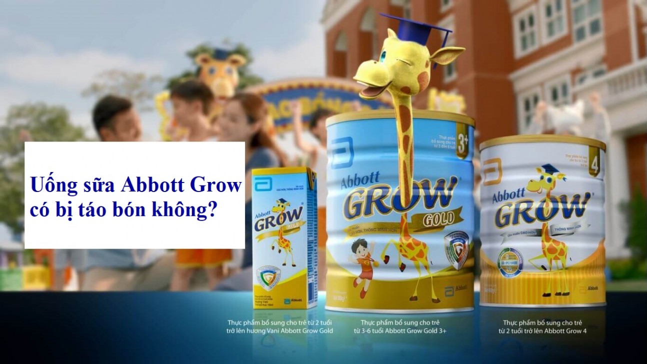 Uống sữa Abbott Grow có bị táo bón không? Cần lưu ý điều gì?
