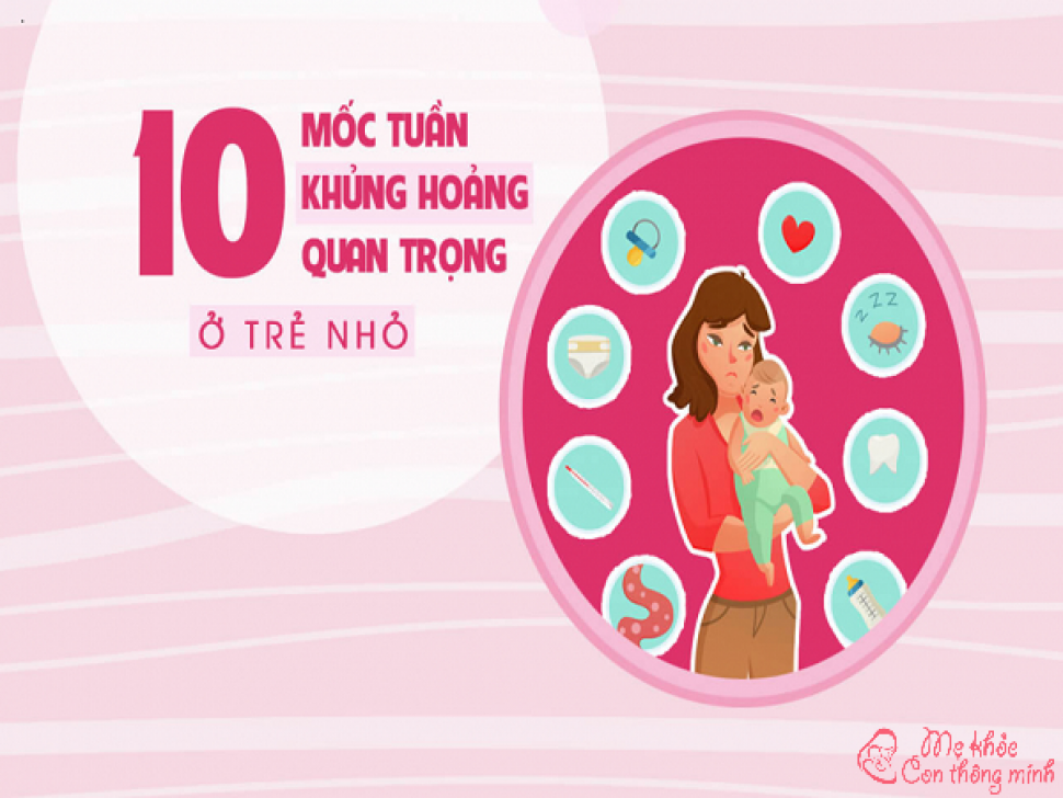 10 tuần khủng hoảng của bé, ba mẹ nên biết để cùng trẻ vượt qua