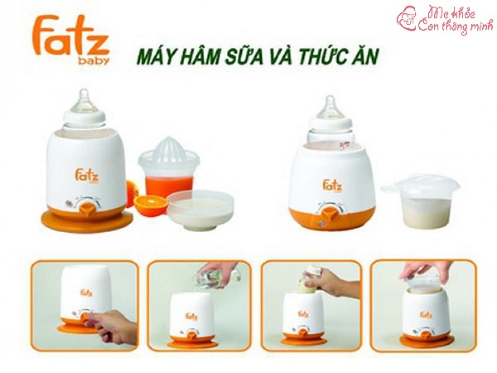 Hướng dẫn chi tiết cách sử dụng máy hâm sữa Fatzbaby