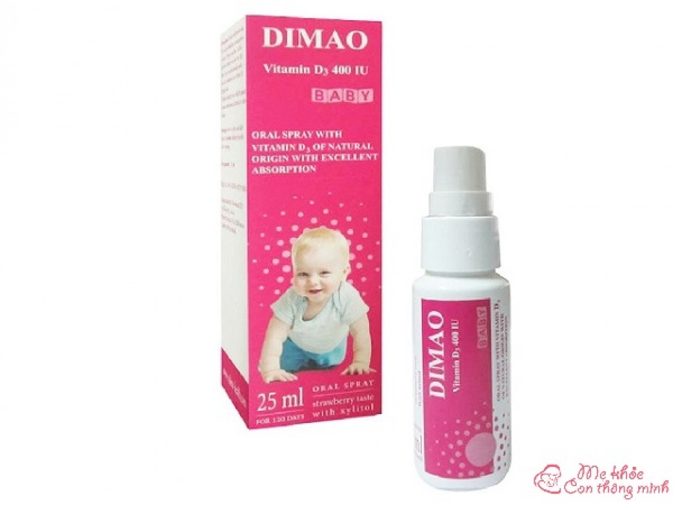 Dimao – Vitamin D3 dạng xịt có tốt không? Thành phần và công dụng