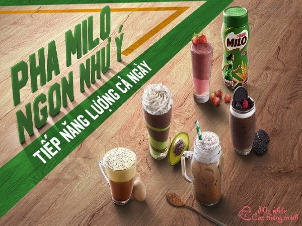 Top 7 cách pha milo ngon, độc lạ khiến trẻ nào cũng mê mẩn