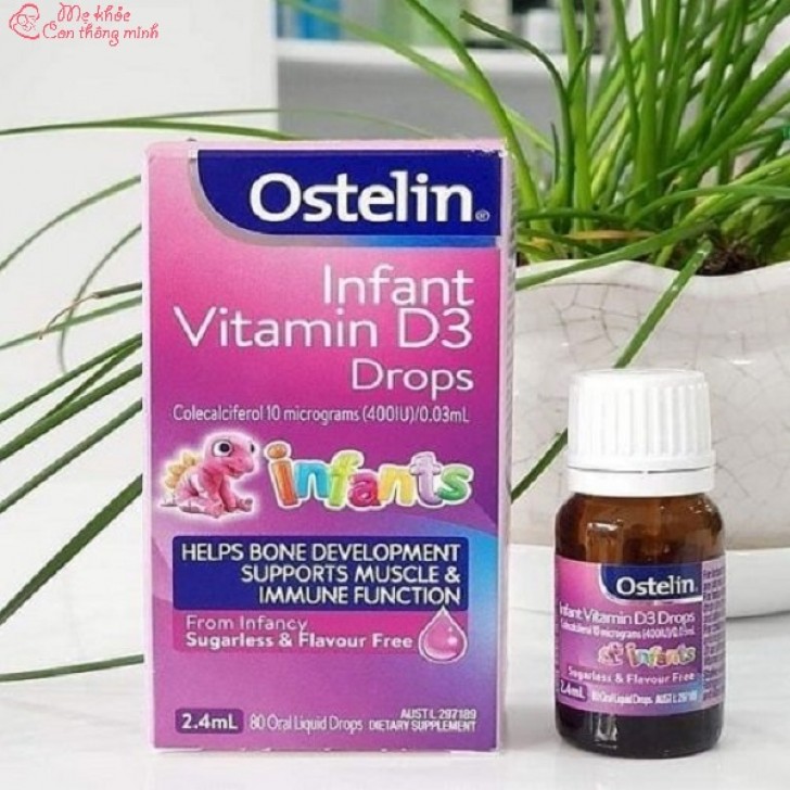 Vitamin D3 Drops Ostelin có tốt không? Thành phần và công dụng