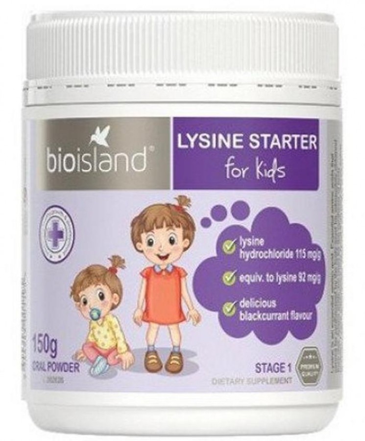 Bio Island Lysine Hỗ Trợ Cải Thiện Chiều Cao Cho Trẻ Dưới 6 Tuổi