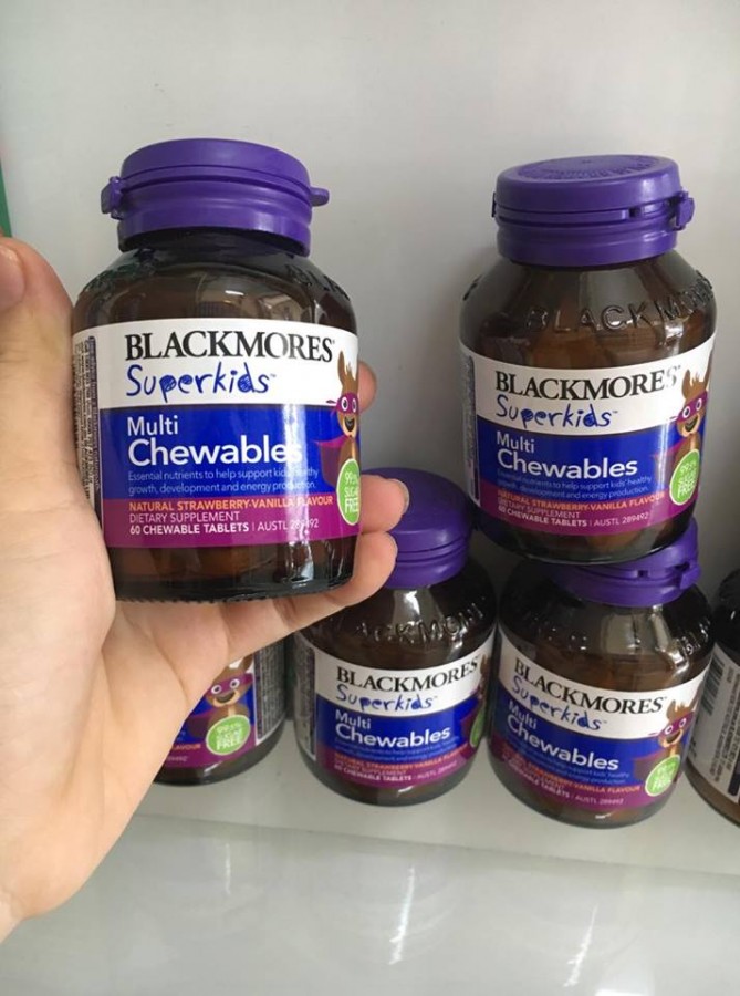 Kẹo Nhai Vitamin Blackmores Superkids Multi Cho Trẻ