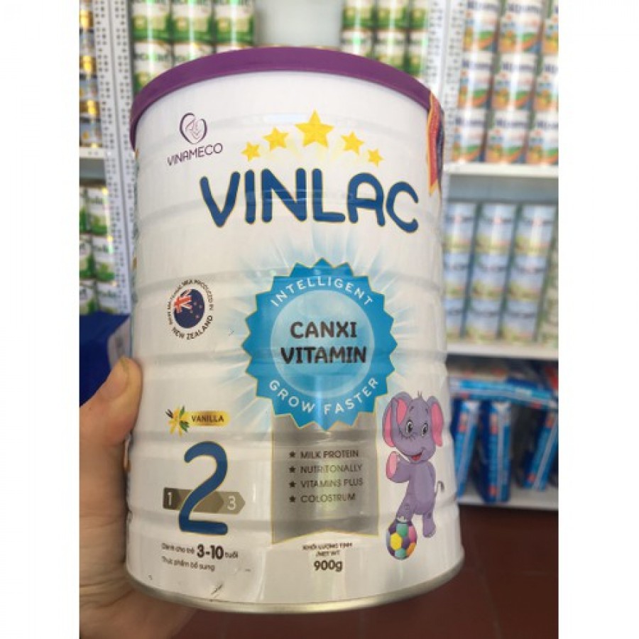 Sữa Bột Vinlac Số 2 - 900g (Dành Cho Bé 3-10 Tuổi)