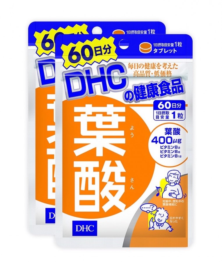 Viên Uống DHC Acid Folic Hỗ Trợ Bổ Sung Vitamin Cho Bà Bầu Nhật Bản