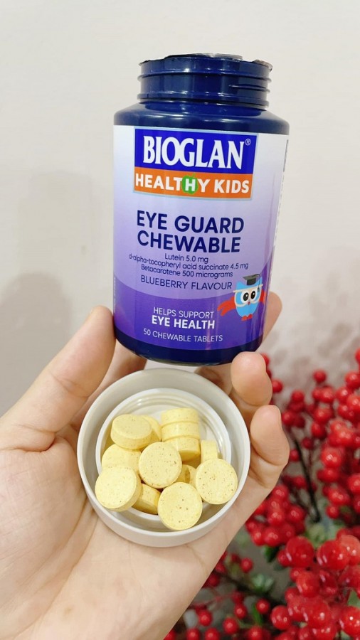 Viên Nhai Bổ Mắt Cho Trẻ Bioglan Kids Eye Guard Chewable