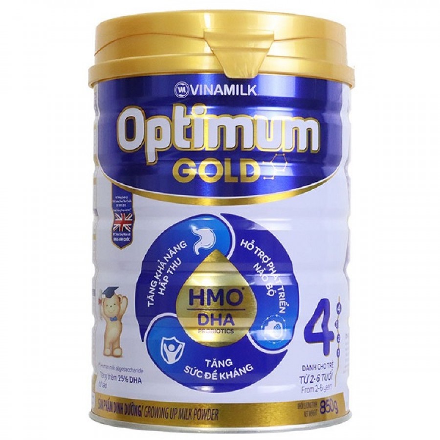 Sữa Bột Optimum Gold 4 Cho Trẻ Từ 2 – 6 Tuổi