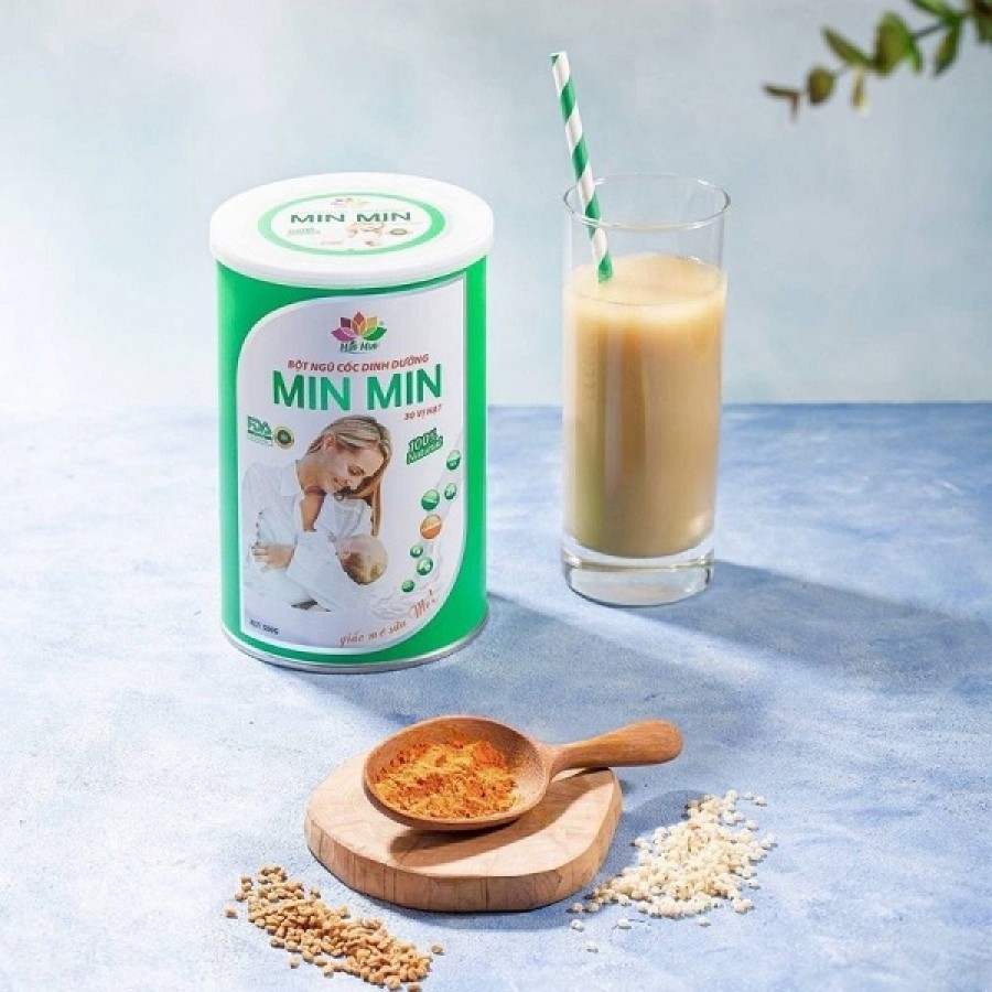 Bột Ngũ Cốc Lợi Sữa Min Min 30 Loại Hạt