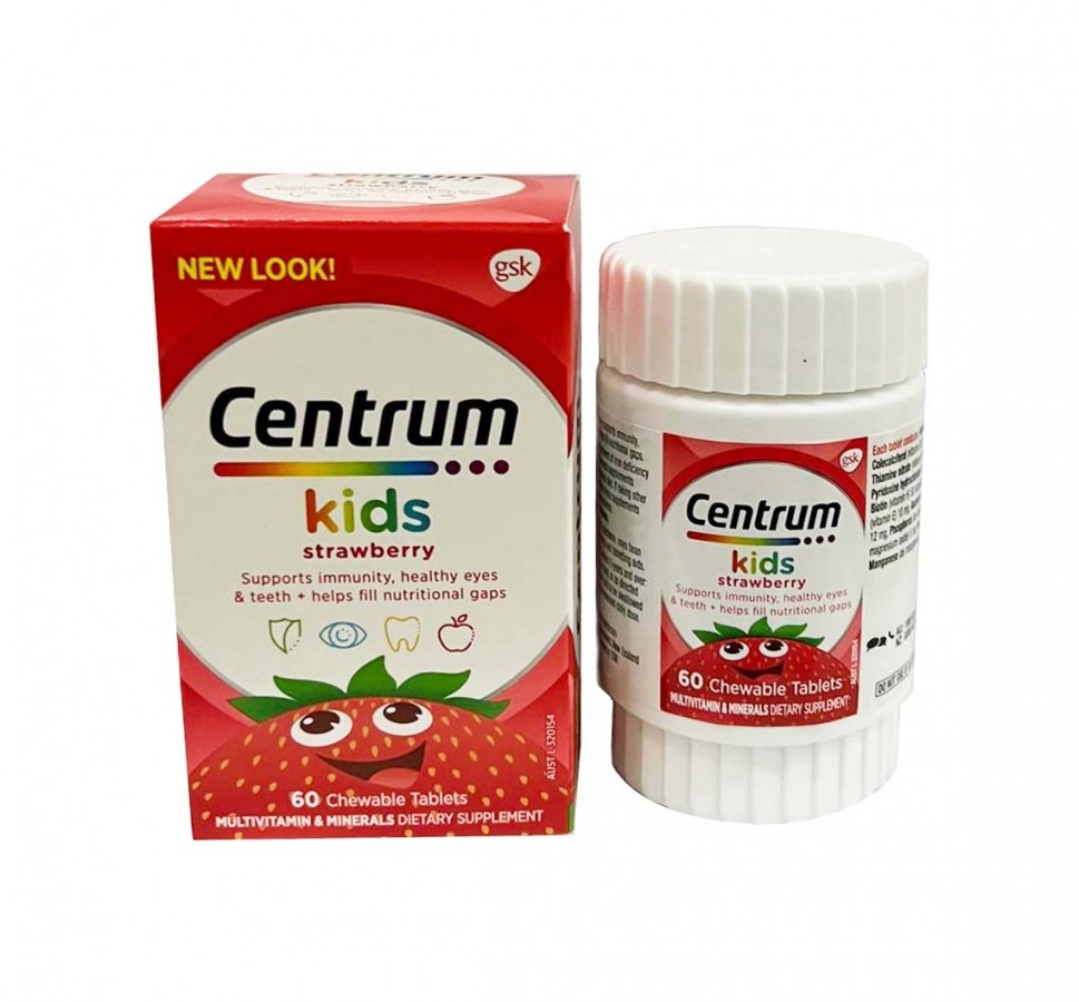 Vitamin Tổng Hợp Cho Trẻ Em Centrum Kids Strawberry