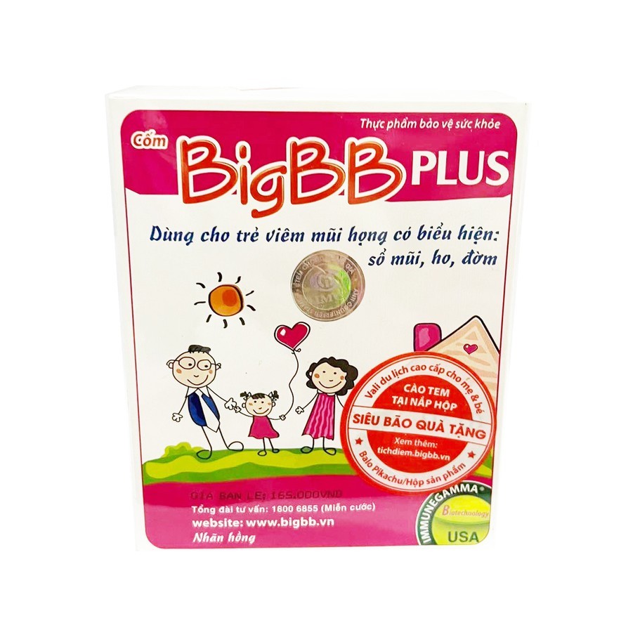 BigBB Plus Hồng Mũi Họng Khỏe, Tăng Đề Kháng