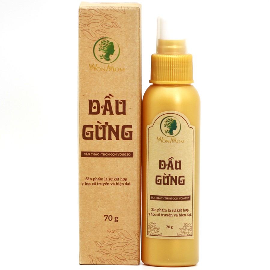Dầu Gừng WonMom 70g Hỗ Trợ Giảm Eo