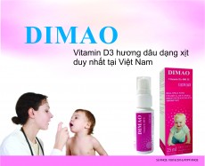 Dimao Vitamin D3 400 Iu Dạng Xịt Cho Trẻ Thêm Cao