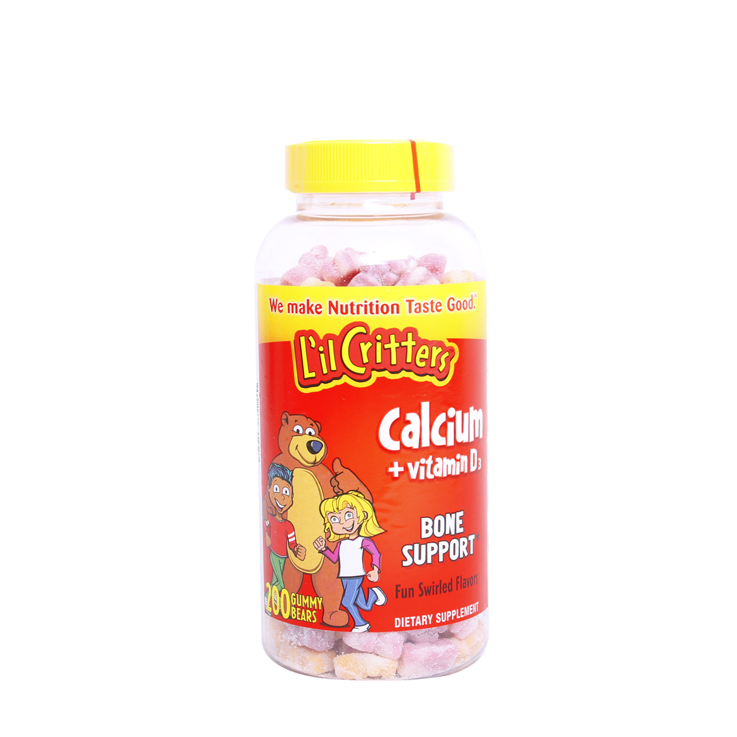 Kẹo dinh dưỡng trẻ em Gummy Bears Canxi 200v/lọ 1