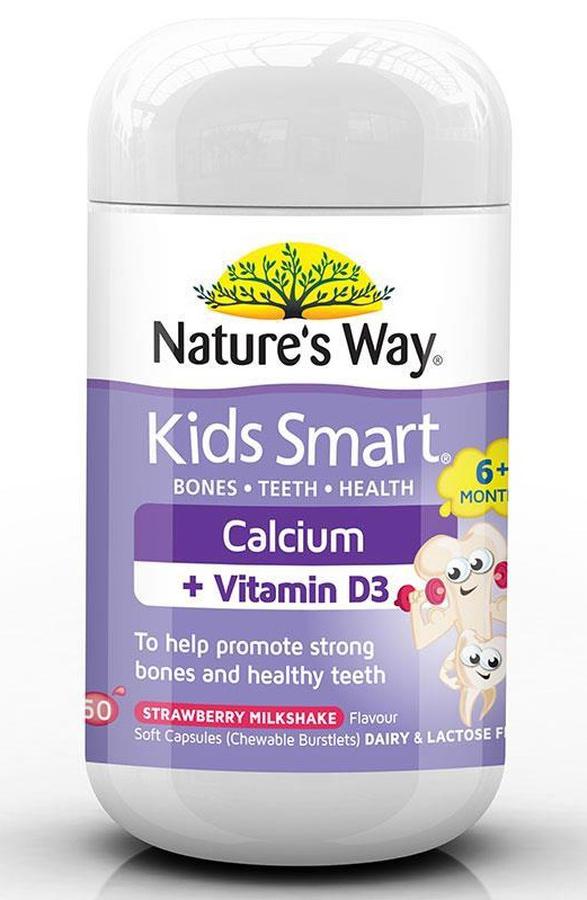 Kẹo Dẻo Nature's Way Kids Smart Calcium + Vitamin D3, nature's way calcium + vitamin d3, 