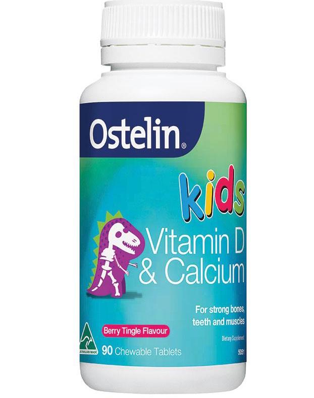 Vitamin D và Calcium Ostelin Kids , Ostelin Kids, Ostelin Kid Milk Calcium & Vitamin D3 Liquid 90ml, ostelin kid calcium & vitamin d3 