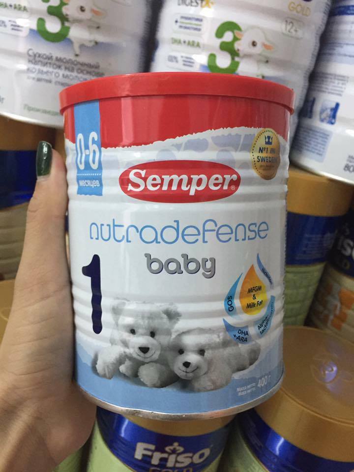 Sữa Semper Nutradefense số 1 của Nga, CÁCH pha sữa Semper số 1 Nga, Nutradefense 1