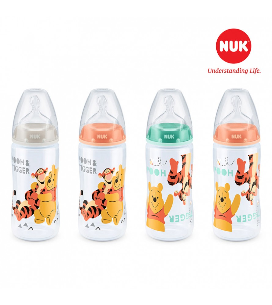 Bình Sữa Nuk Premium Choice+ Nhựa PP Cổ Rộng Núm Ti S1-M 300ml Disney, Binh sua nuk premium choice, Bình sữa Nuk, Nukvietnam, Bình sữa Nuk Simply Natural