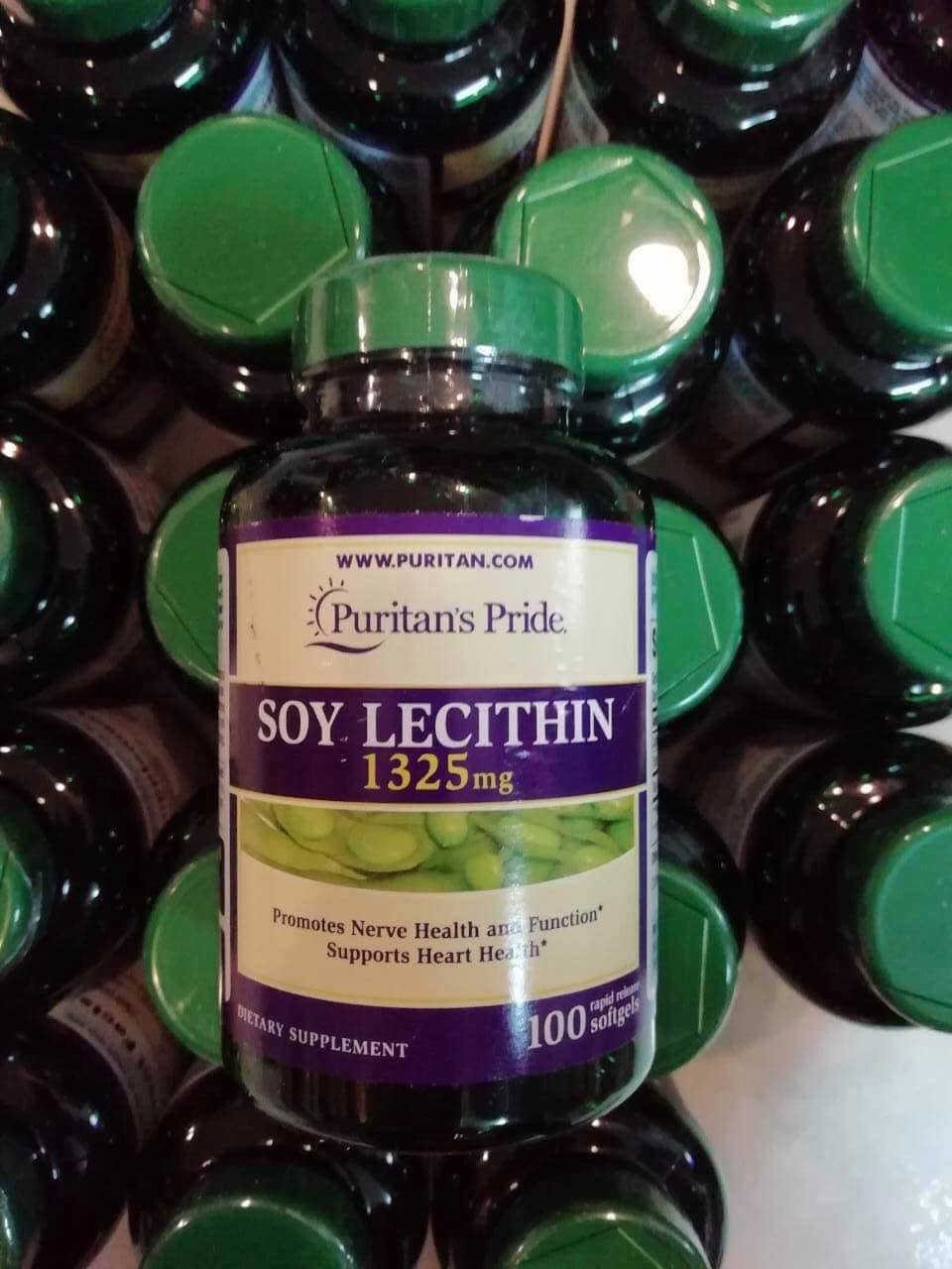 soy lecithin, soy lecithin 1325 mg, mầm đậu nành mỹ, mầm đậu nành của mỹ, mầm đậu nành soy của mỹ, tinh chất mầm đậu nành soy lecithin 1325mg, tinh chất mầm đậu nành, tinh chất mầm đậu nành puritan's pride,