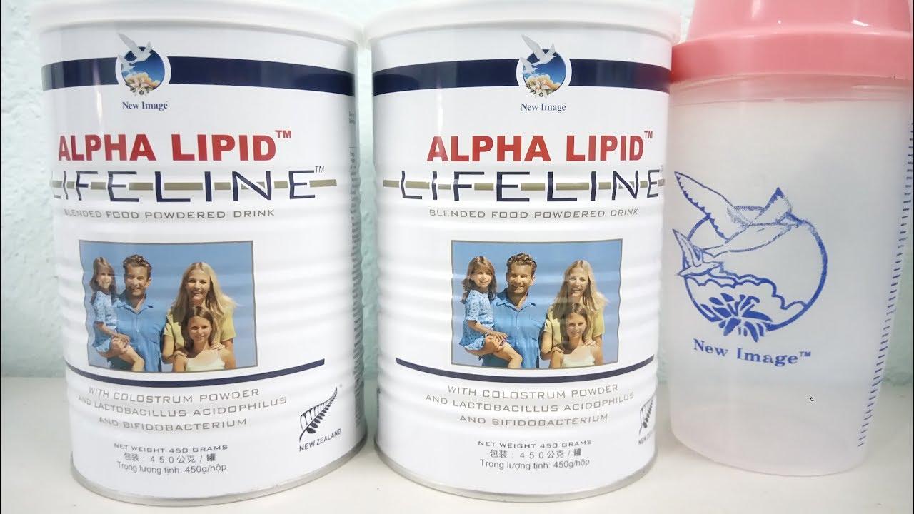 Lắc sữa non Alpha Lipid, Chai sữa lắc Alpha Lipid