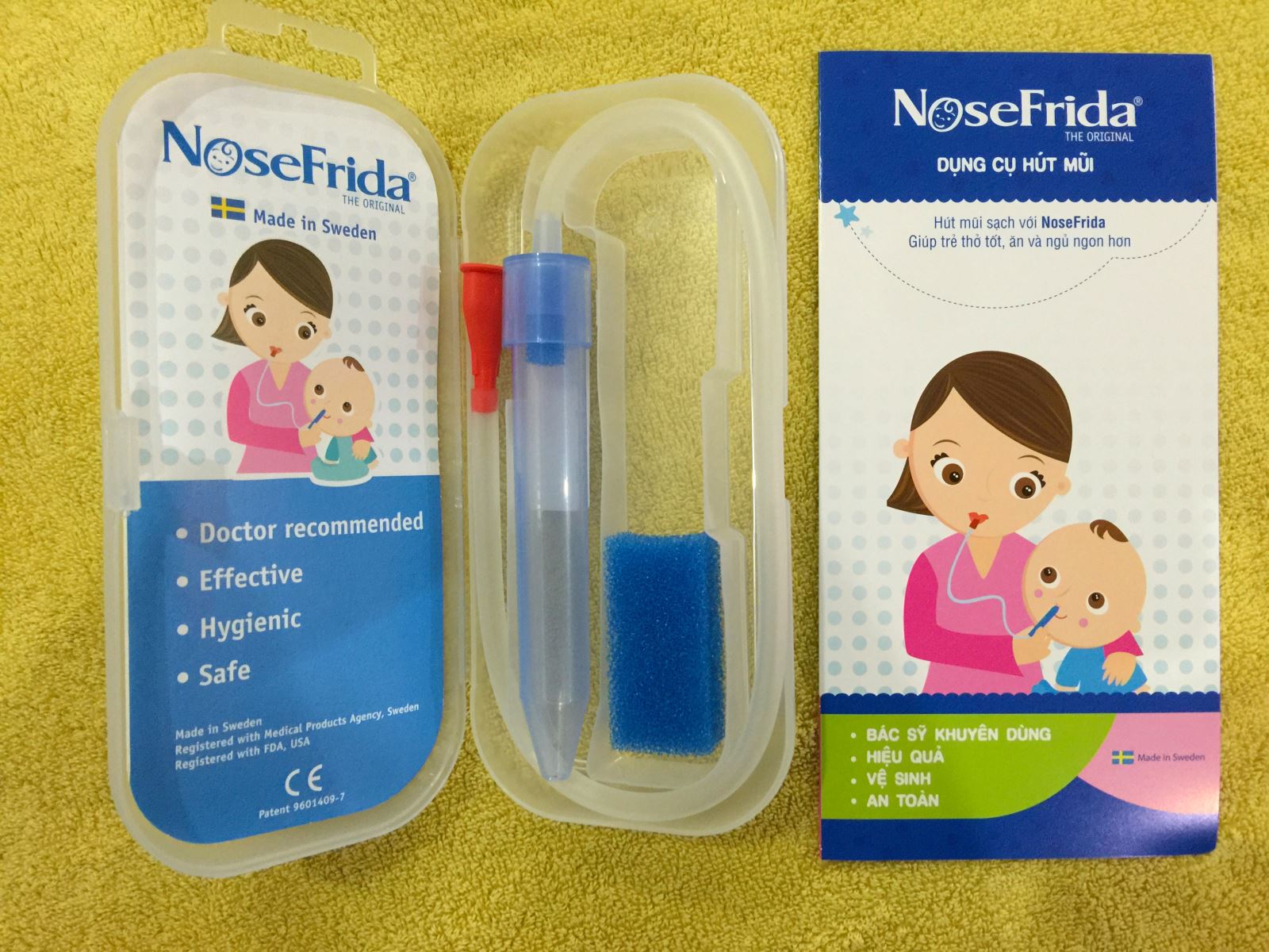 dụng cụ hút mũi Nosefrida, hút mũi Nosefrida, hút mũi Nosefrida cho bé