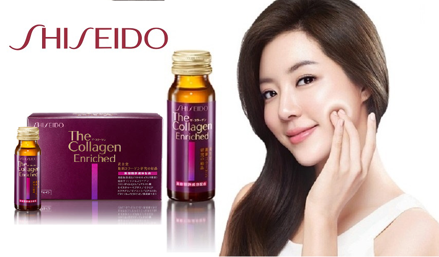 Collagen Shiseido Enriched dạng nước uống, Collagen Shiseido Enriched của Nhật, Collagen Shiseido Enriched Nhật