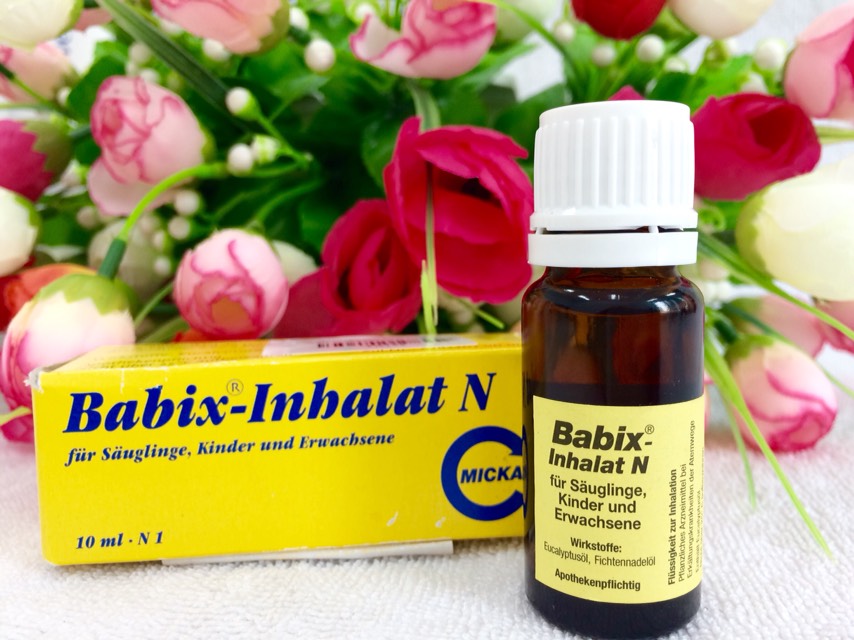 Tinh Dầu Ngừa Cảm Babix - Inhalat N (Đức), Tinh dầu trị cảm Babix inhalat N Đức 10ml