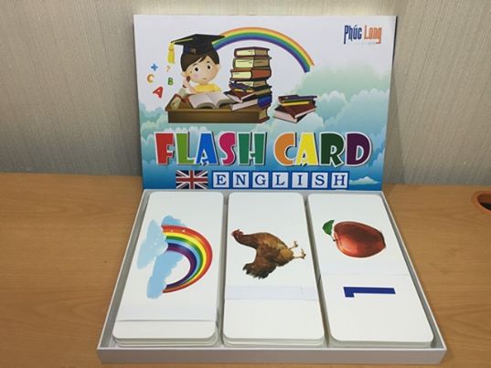 Bộ thẻ Flashcard dạy tiếng Anh cho trẻ tiếp thu từ vựng nhanh
