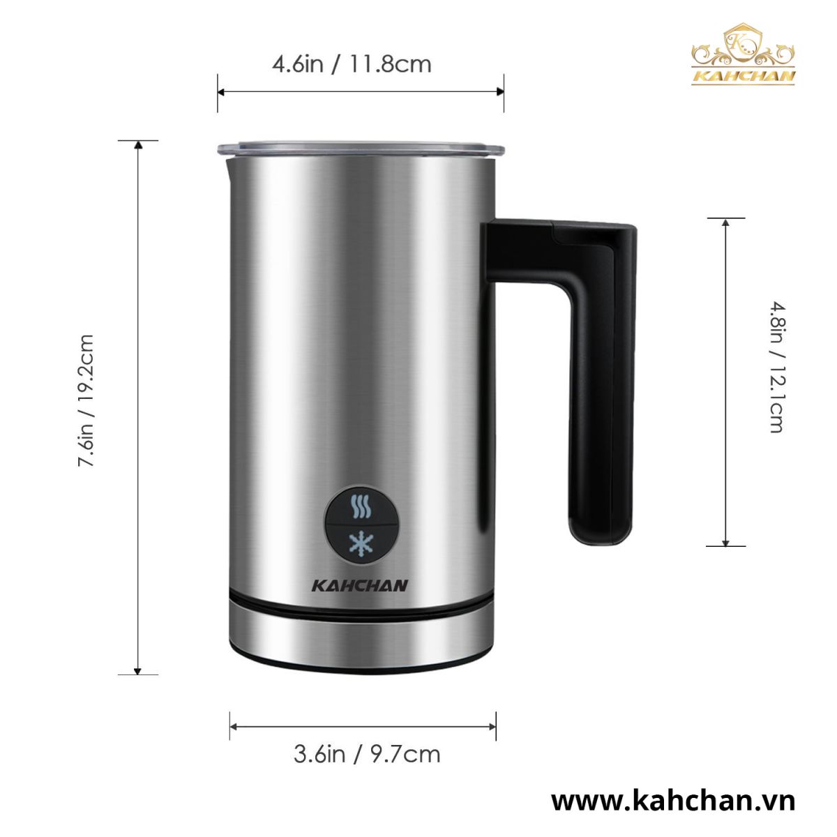 Máy đánh sữa latte Kahchan EP2188, Máy đánh sữa milk foam Kahchan EP2188, Máy tạo bọt sữa Kahchan EP2188, Máy đánh tạo bọt cafe Kahchan EP2188