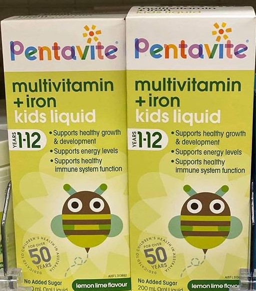Vitamin tổng hợp cho bé, vitamin tổng hợp pentavite, vitamin tổng hợp pentavite Multivitamins
