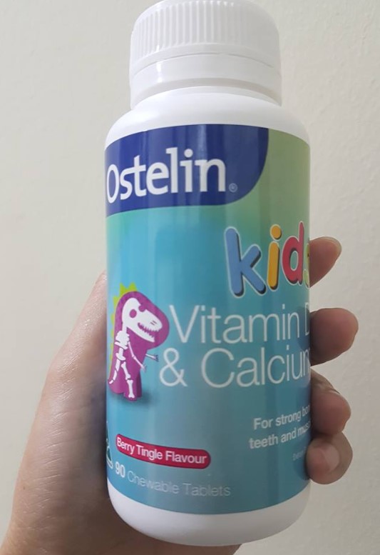 Vitamin D và Calcium Ostelin Kids , Ostelin Kids, Ostelin Kid Milk Calcium & Vitamin D3 Liquid 90ml, ostelin kid calcium & vitamin d3