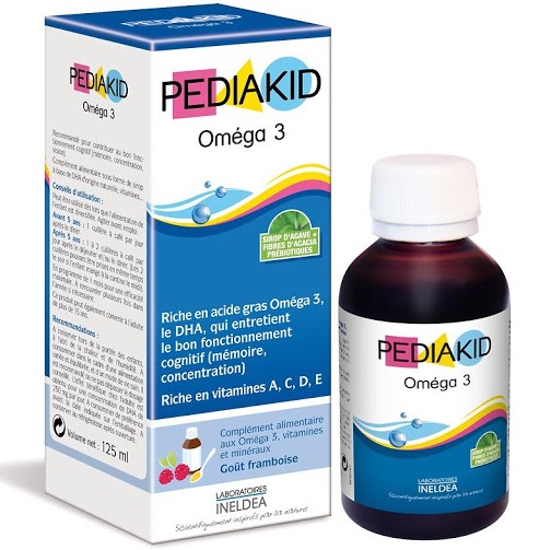 pediakid omega 3 125ml, pediakid omega 3 liều dùng, pediakid omega 3 có tốt không, pediakid omega 3, cách dùng pediakid omega 3, cách uống pediakid omega 3