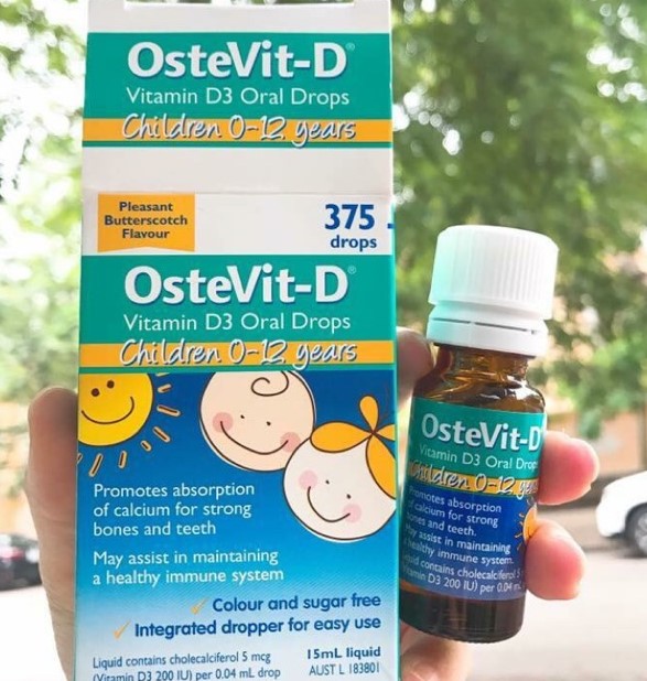 Ostevit , Vitamin D dạng giọt Ostevit , Vitamin D dạng giọt Ostevit của Úc, Vitamin D dạng giọt Ostevit cho bé từ 0-12 tuổi, vitamin d3 ostevit, cách dùng vitamin d3 ostevit